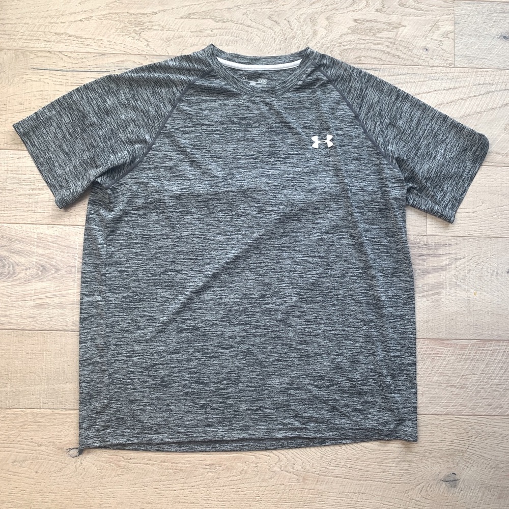 Under Armour T-shirt Heat Gear Gray Large